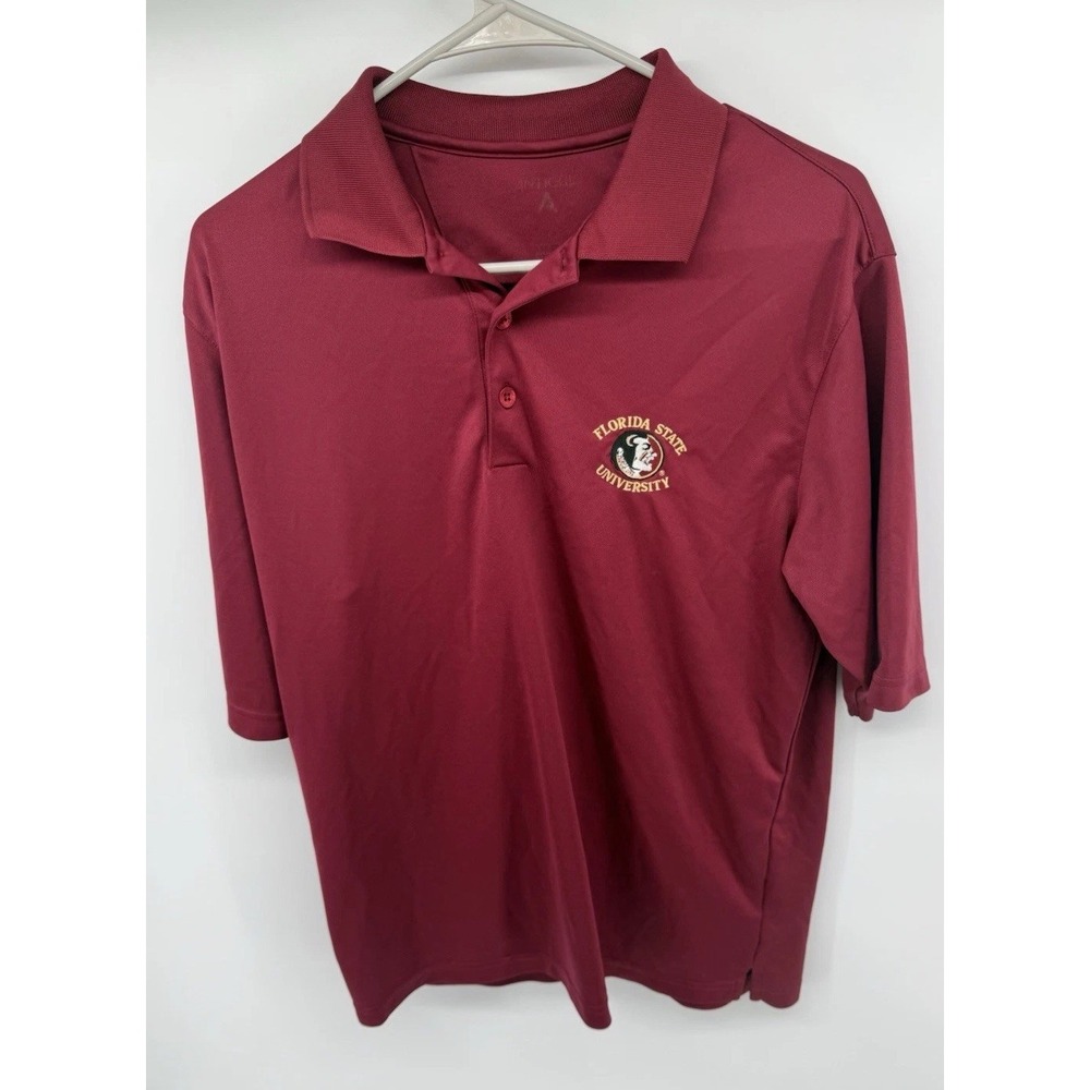 Florida State Seminoles FSU Maroon Antigua Polo Size Small